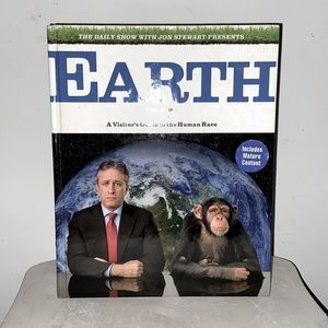 Earth 🌍 a visitor’s guide to human race 📚 John Stewart Hardcover illustration 